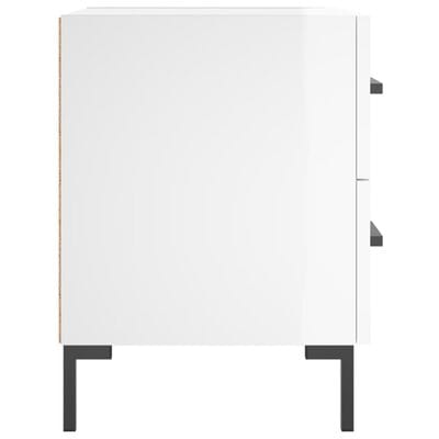 Table de chevet blanc moderne