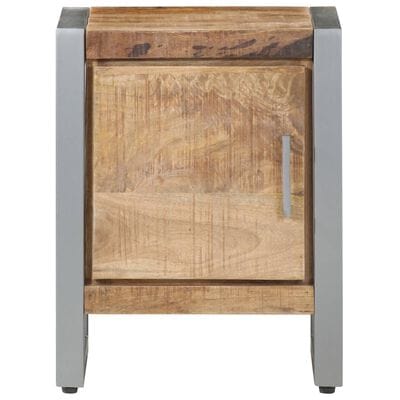Table de chevet bois industriel