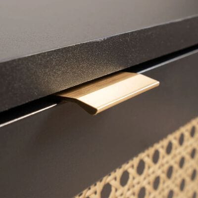 table de chevet cannage