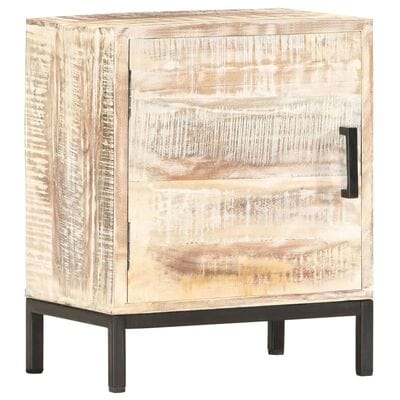 Table de chevet en bois clair