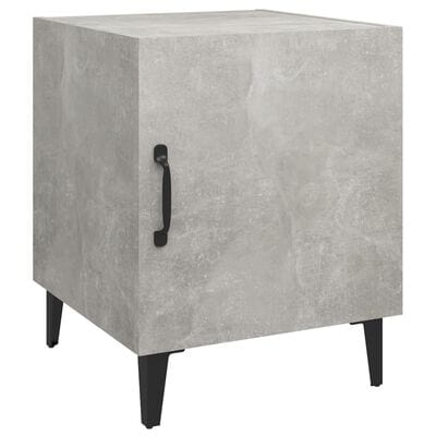 Table de chevet gris clair