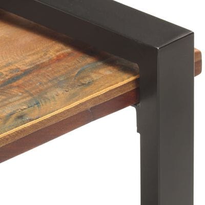 Table de chevet metal noir