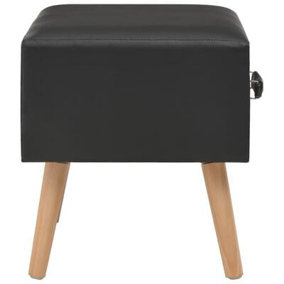 Table de chevet simili cuir