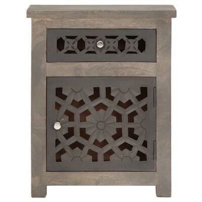 Table de chevet taupe