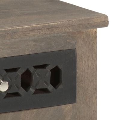 Table de chevet taupe