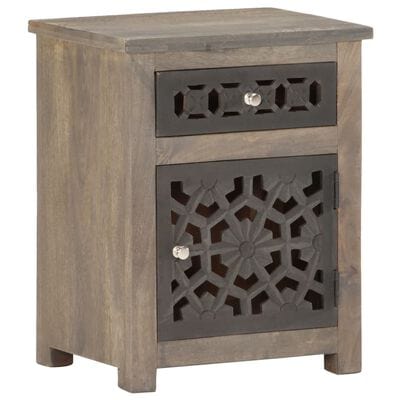 Table de chevet taupe