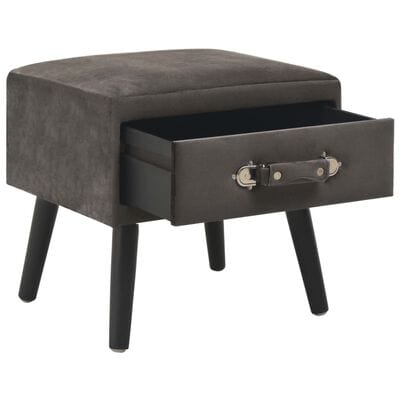 Table de chevet velour
