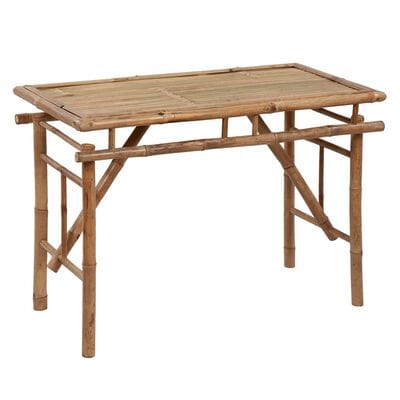 Table de jardin bambou