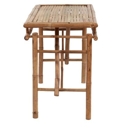 Table de jardin bambou