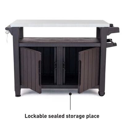 Table de jardin barbecu