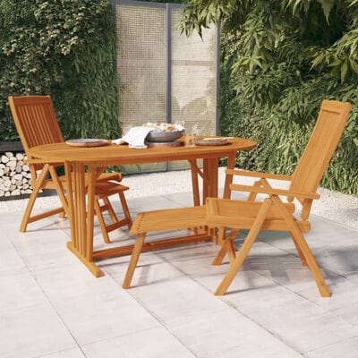 Table de jardin bois massif