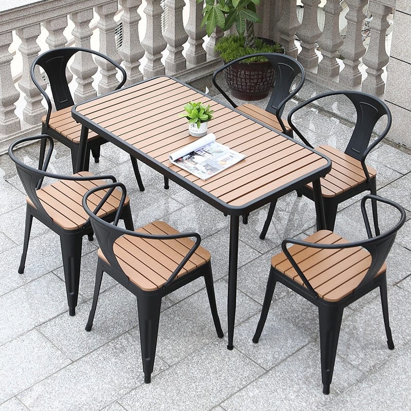 Table de jardin en bois