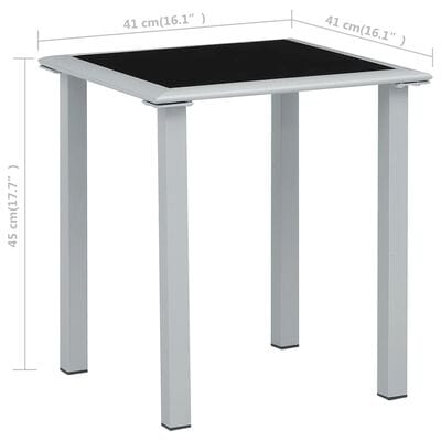 Table de jardin en metal