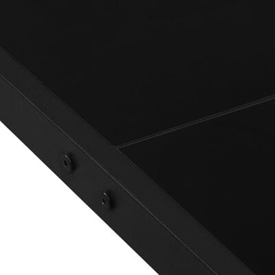 Table de jardin en verre trempé