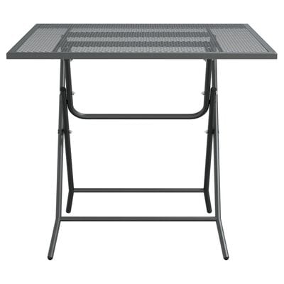 Table de jardin gris anthracite
