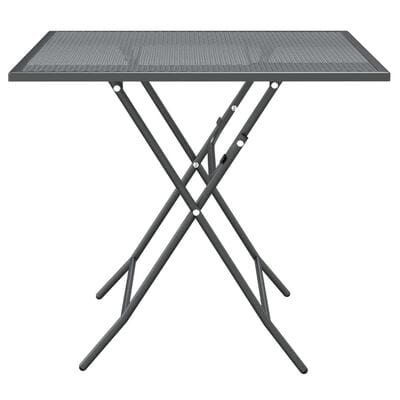 Table de jardin gris anthracite