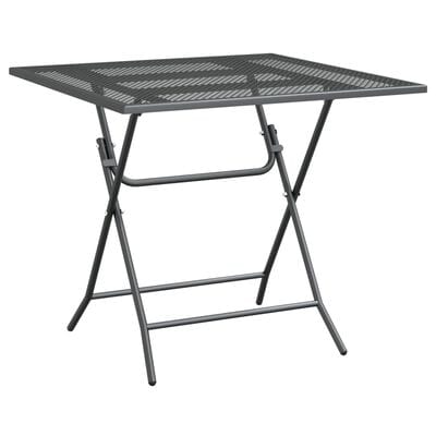 Table de jardin gris anthracite