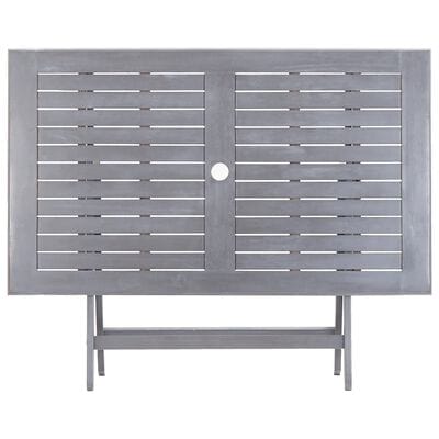 Table de jardin grise