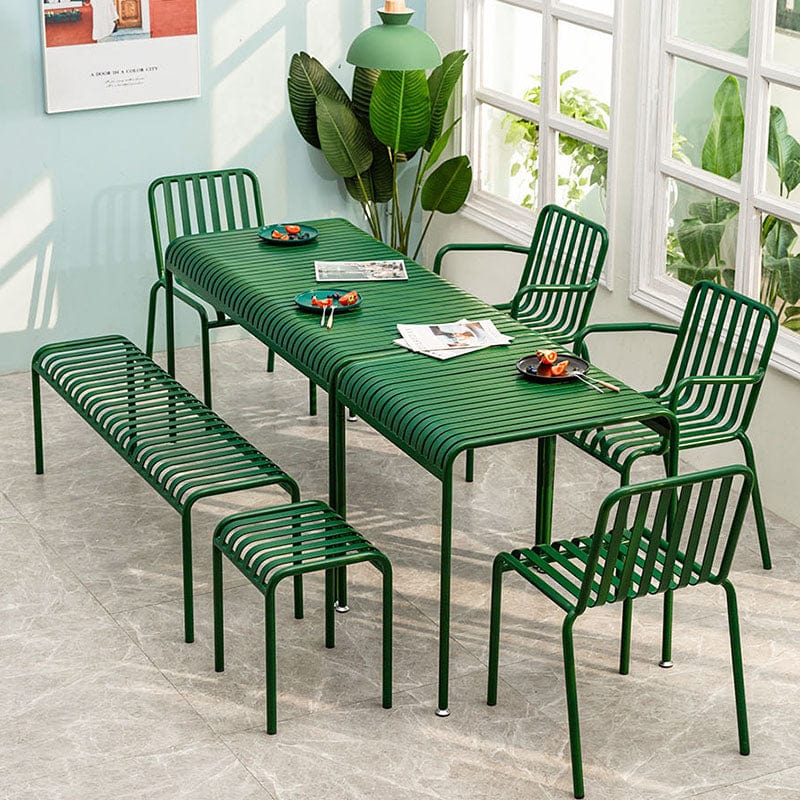 Table de jardin metal