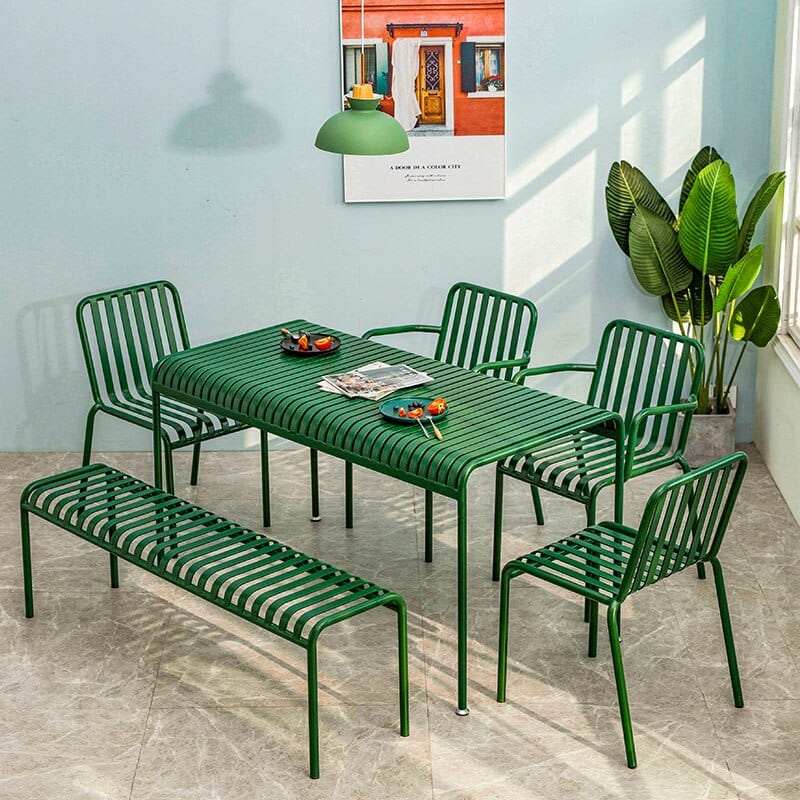 Table de jardin metal