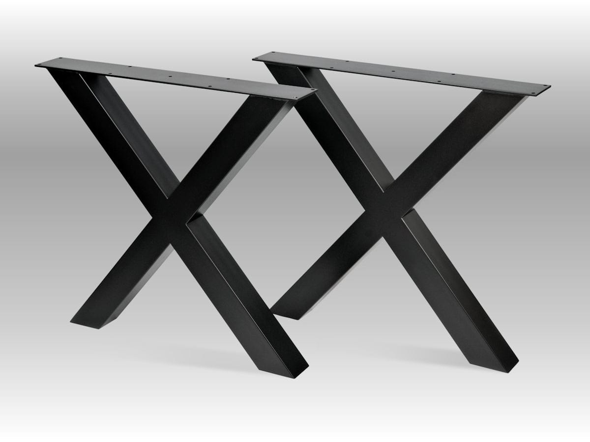 Table en bois et résine noir