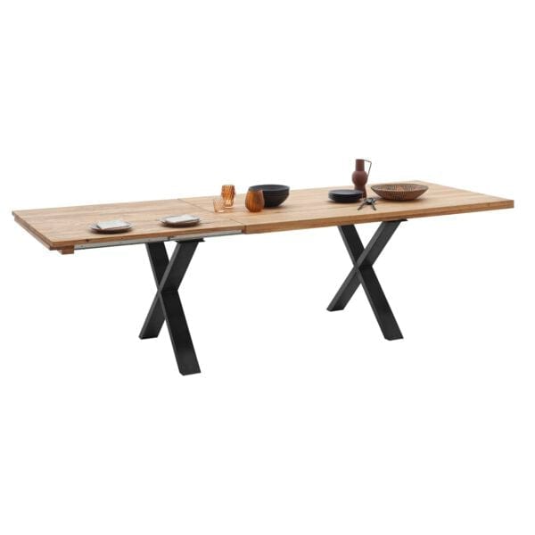 Table en chêne avec extension