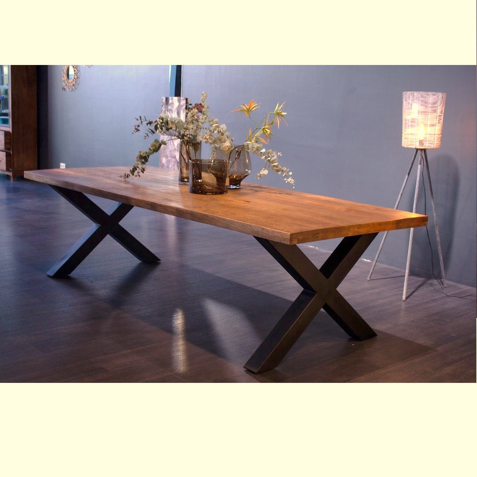 Table en manguier de 300cm