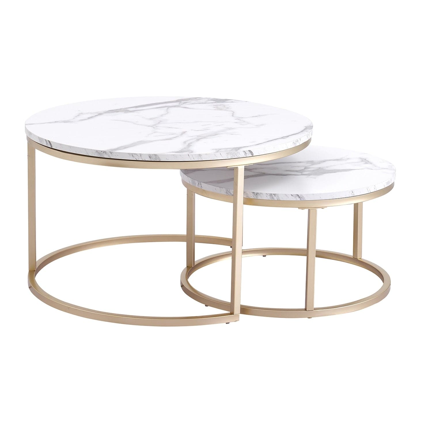 Table gigogne marbre