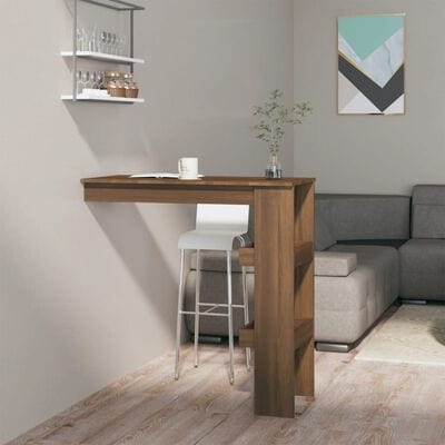 Table murale en bois