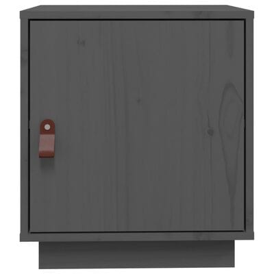 Table nuit bois gris