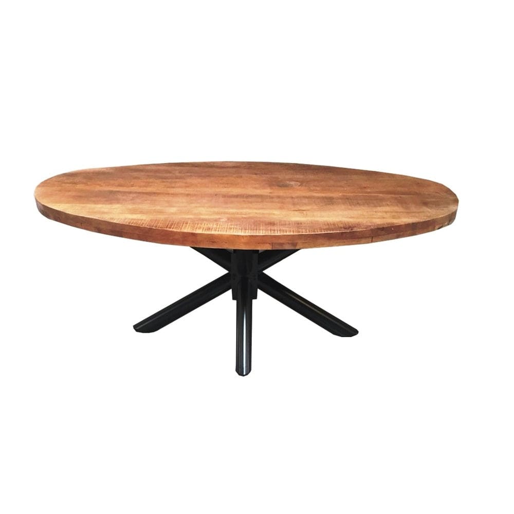 Table oval en manguier