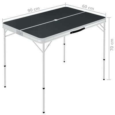 Table pliante camping car