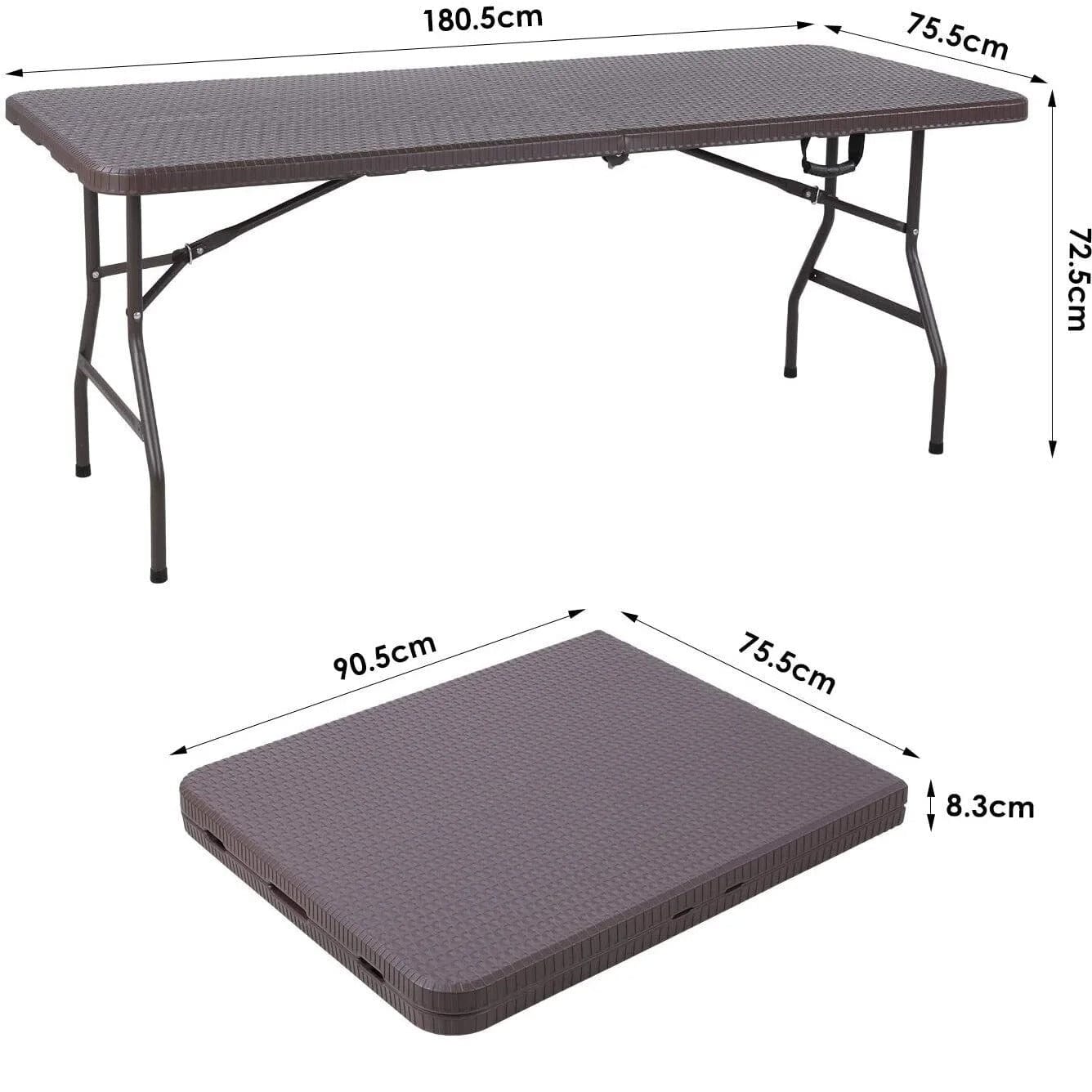 Table pliante de 180cm
