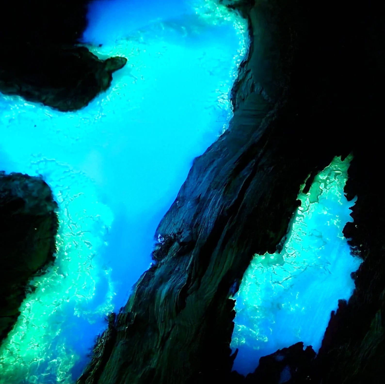 Table rivière époxy