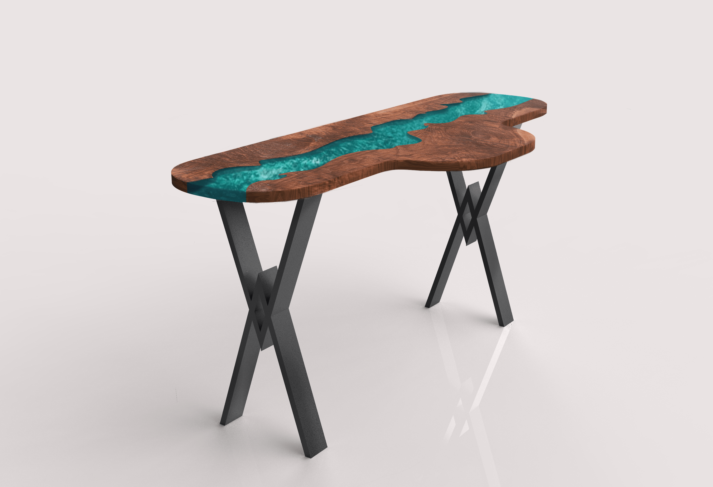 Table Rivière Époxy (Thierry Page)