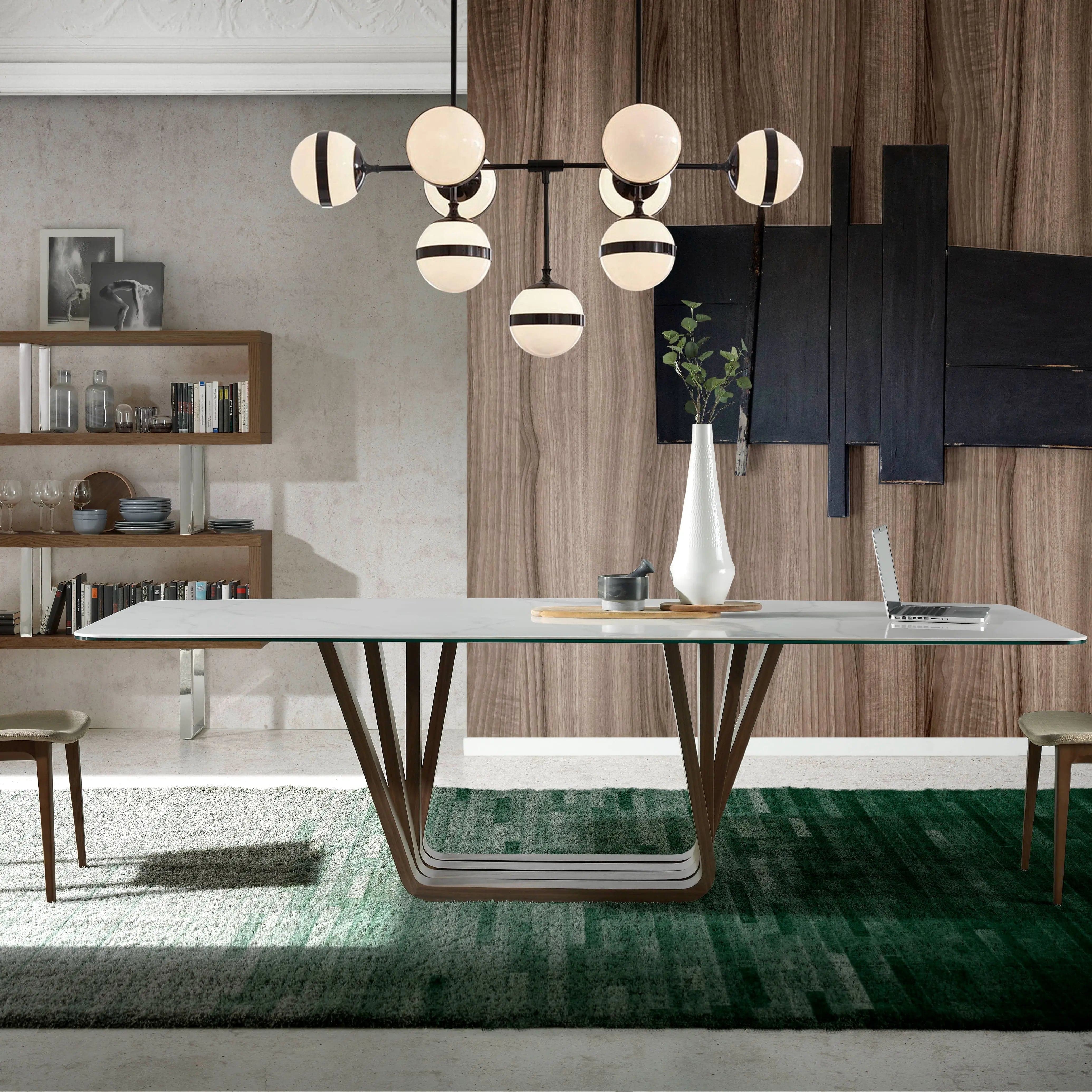 Table salle a manger blanche