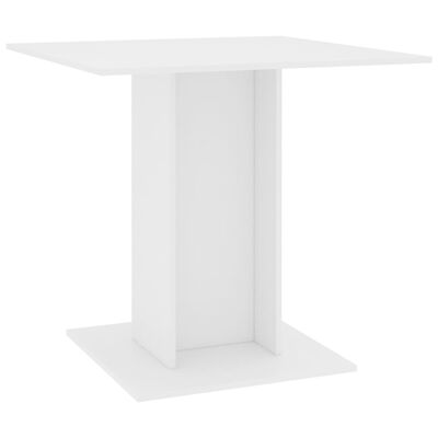 Table salle a manger bois blanc