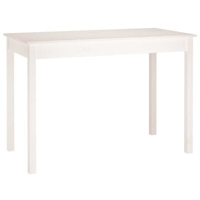 Table salle a manger bois et blanc