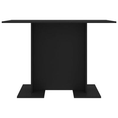 Table salle a manger noir et bois