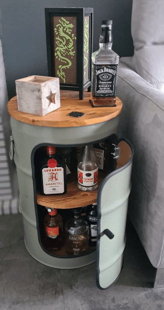 Tonneau en bois bar