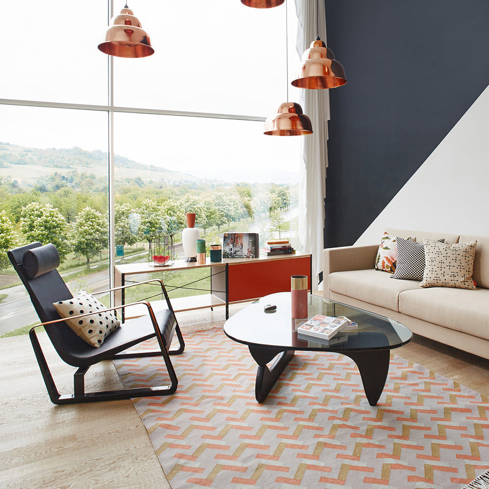 Table basse verre et bois