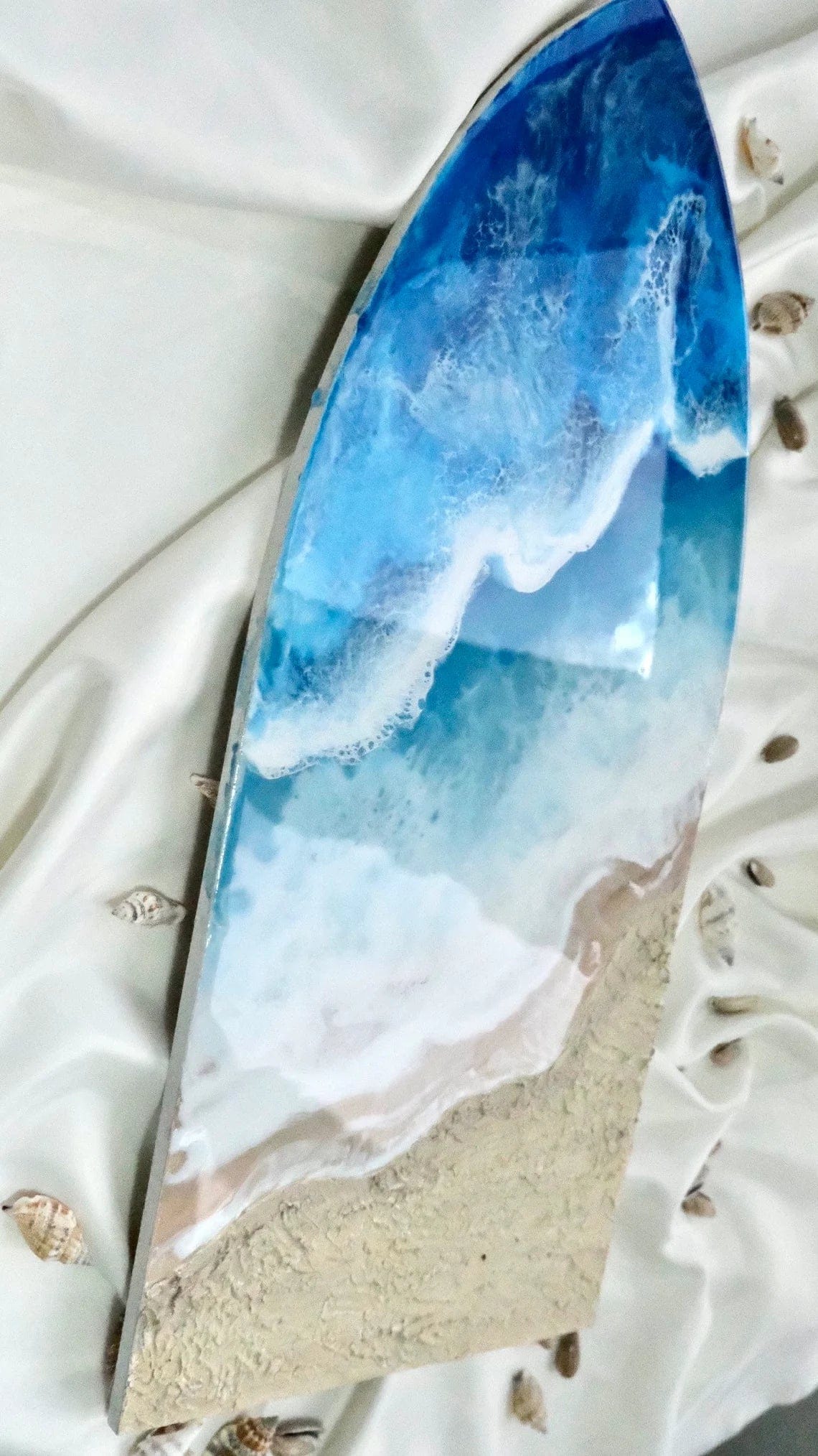 Art de la planche de surf en résine