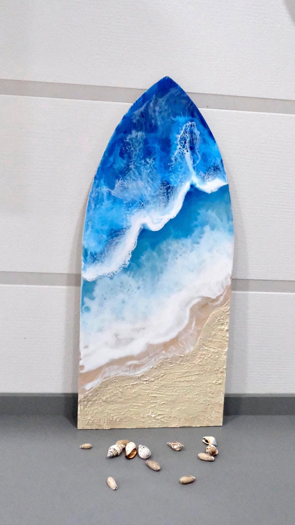 Art de la planche de surf en résine