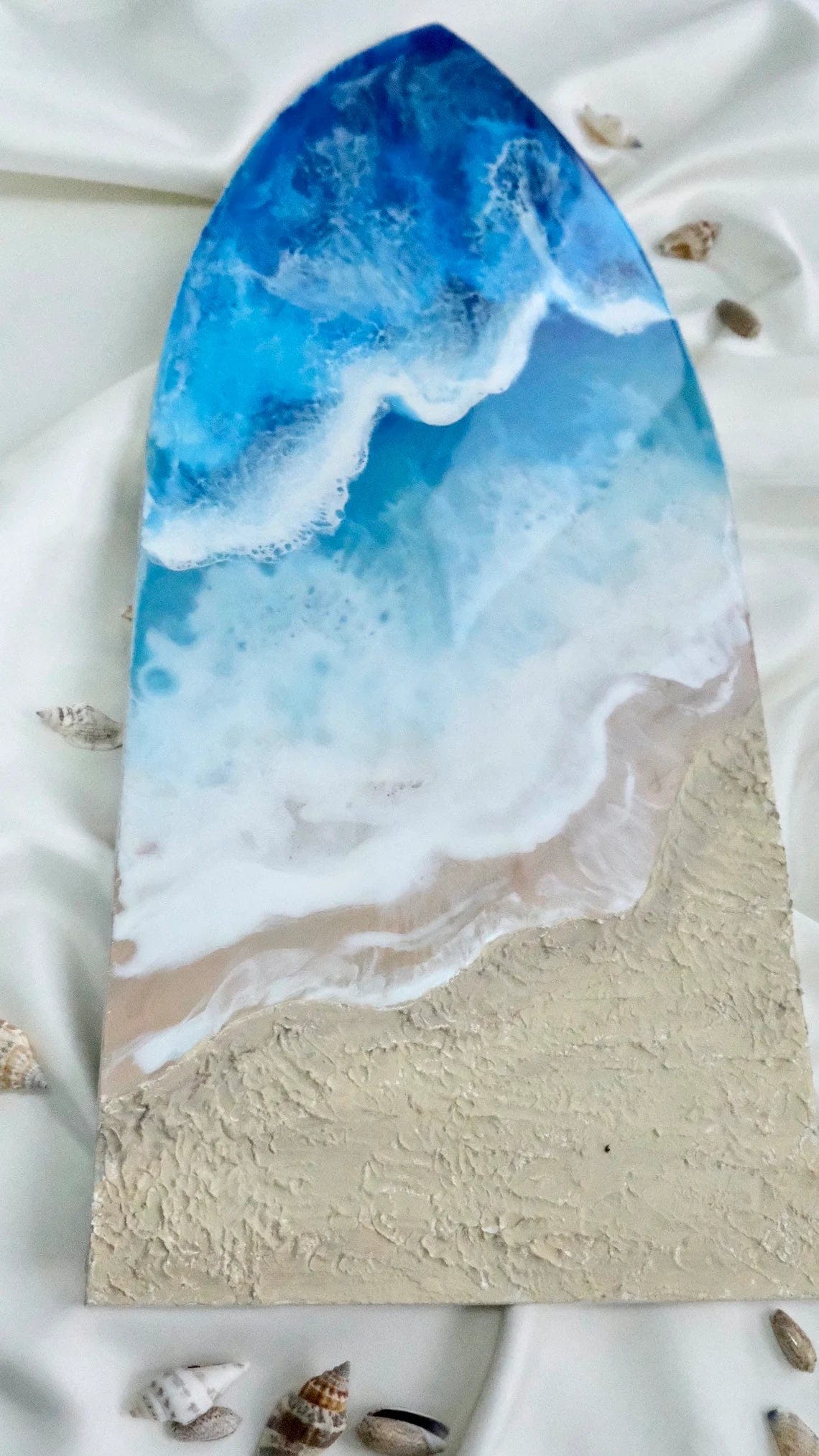 Art de la planche de surf en résine