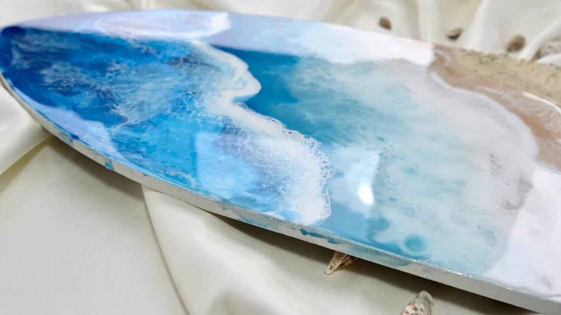 Art de la planche de surf en résine