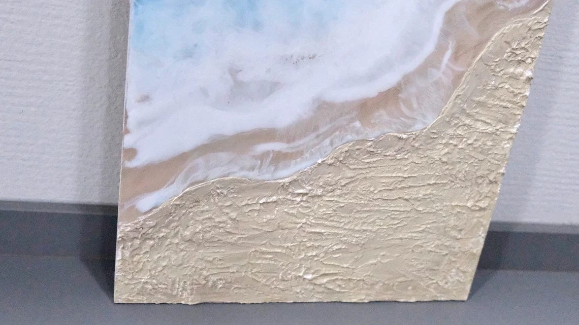 Art de la planche de surf en résine