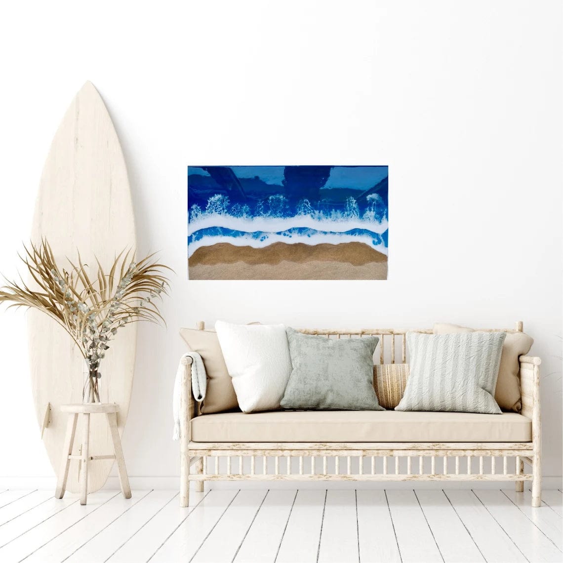 Art mural décor côtier