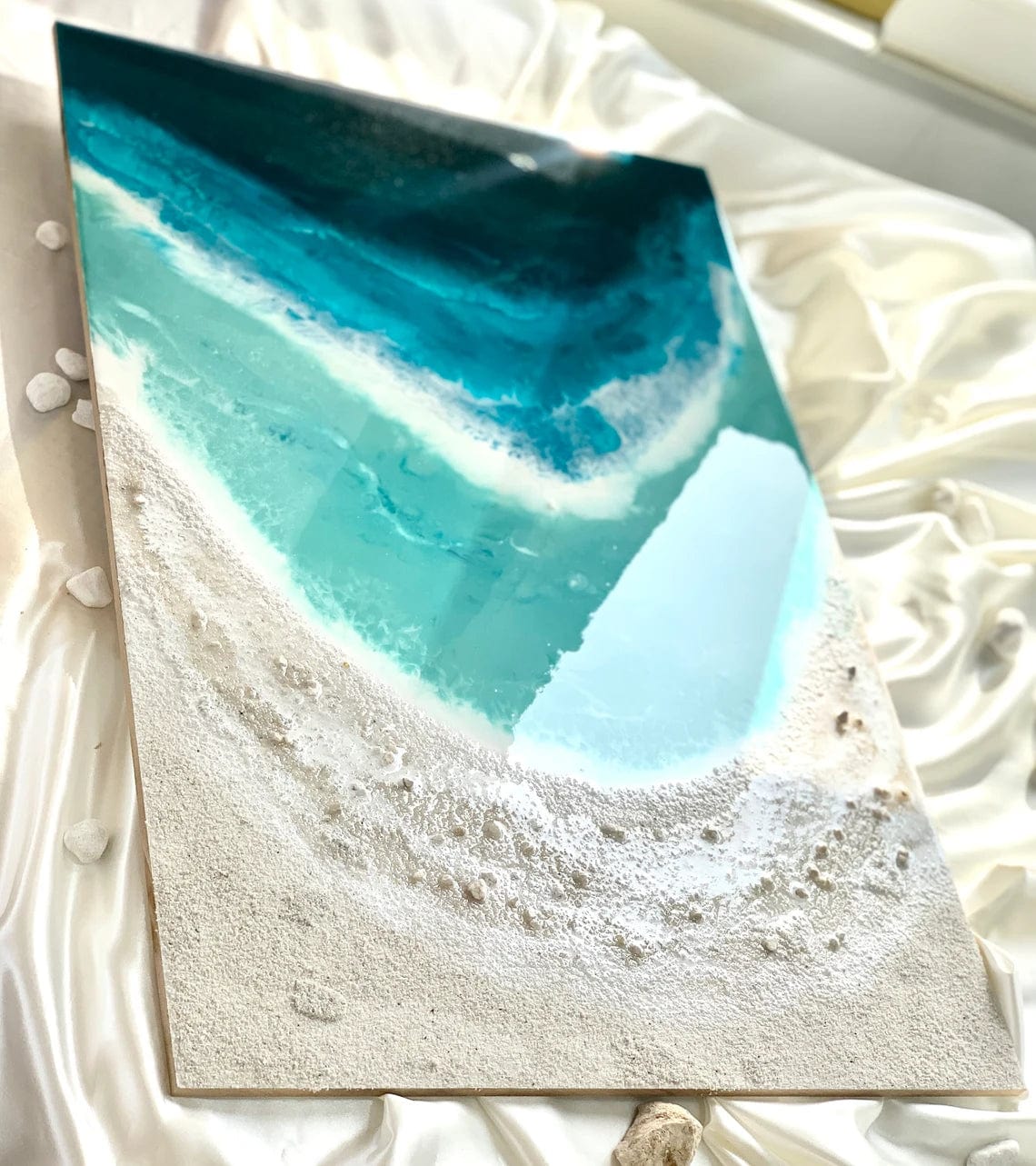 Art mural en résine époxy