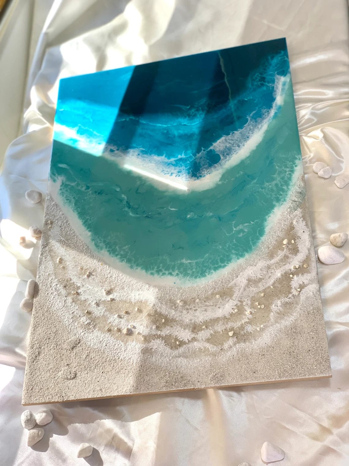 Art mural en résine époxy