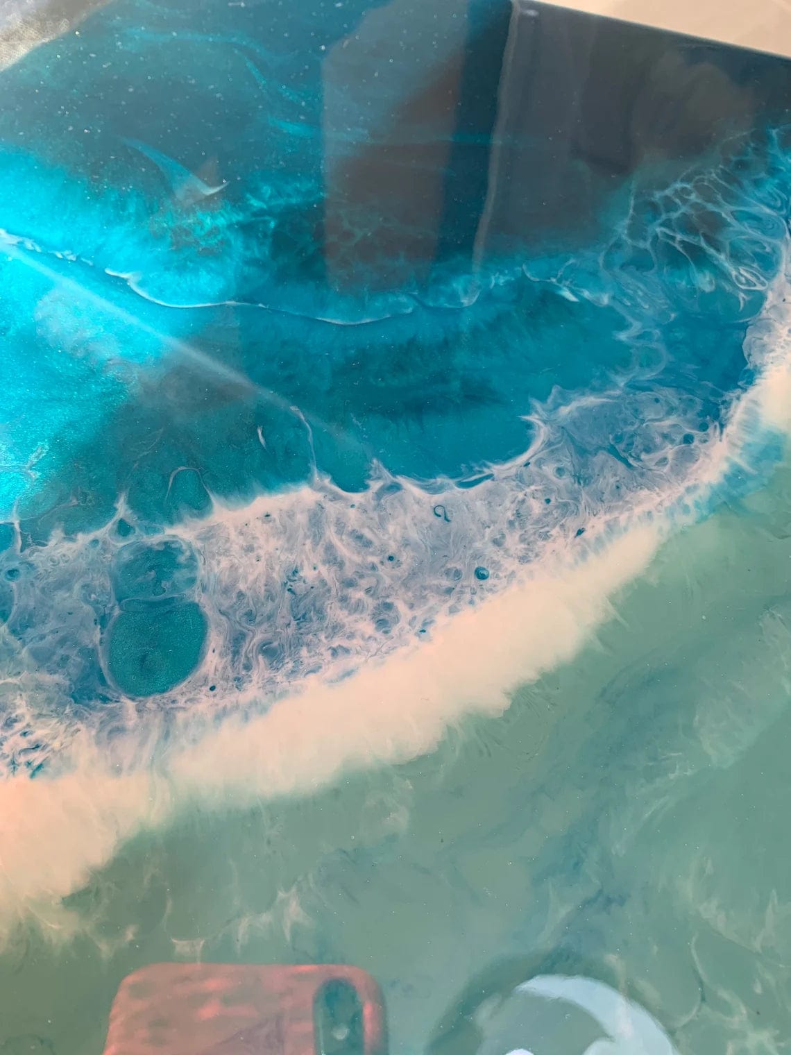 Art mural en résine époxy